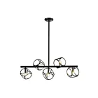 Chandelier à tige géométrique Young Lighting 1336C5 5-lumières