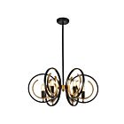 Chandelier à tige Young Lighting 1352C6 6-lumières