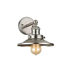 Luminaire de vanité Young Lighting 1356WL-BN brosse nickel 1-lumière