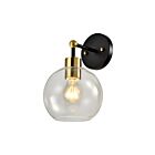 Lampe murale Young Lighting 1372WL-CL noir et or