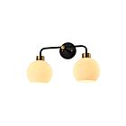 Lampe murale Young Lighting 1372WL2-FR noir et or
