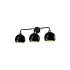Lampe murale Young Lighting 1372WL3-BK noir et or