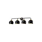 Lampe murale Young Lighting 1372WL4-BK noir et or