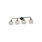 Lampe murale Young Lighting 1372WL4-CL noir et or