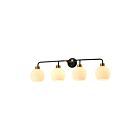 Lampe murale Young Lighting 1372WL4-FR noir et or