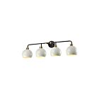 Lampe murale Young Lighting 1372WL4-WH noir et or