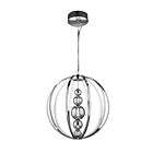Chandelier LED à boules Young Lighting 2025C90 chrome 90W
