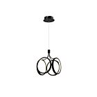 Lustre LED Young Lighting 2084C 24W sable noir