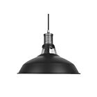 Luminaire Large suspendu à cordon Young Lighting 3076P-BK-L noir 1-lumière