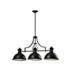 Suspendu à tige Young Lighting 3083P3 noir 3-lumières