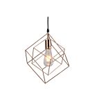 Suspendu à cordon géométrique Young Lighting 3088P-BK noir 1-lumière