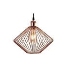 Suspendu à cordon géométrique Young Lighting 3092P-RG or rose (plaqué) 1-lumière
