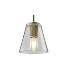 Luminaire Suspendu à tige de verre Young Lighting 3093P laiton 1-lumière