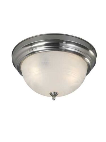 plafonnier canarm nickel brossé 2 lumières ifm411bn