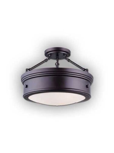 canarm boku 3 lights oil rubbed bronze semi-flush isf624a03orb