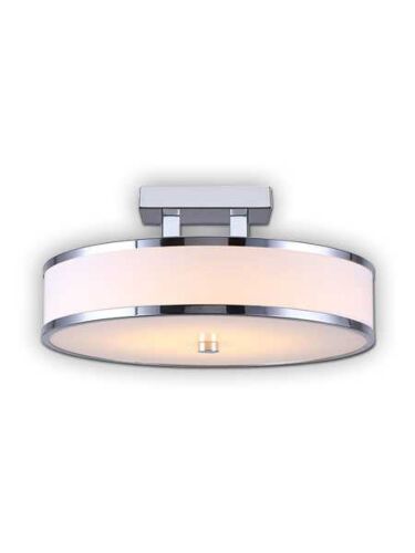 canarm foster chrome semi-flush lfm101a13ch