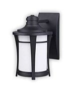 canarm maya series outdoor wall mount black finish iol138bk
