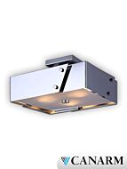 Plafonnier Edge Canarm chrome 3 lumières ISF589A03CH (fixturewshade)