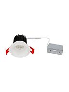 Encastré LED mince regressé température CCT au choix 2" Ortech SLIM-RG2-5CCT 8W Blanc